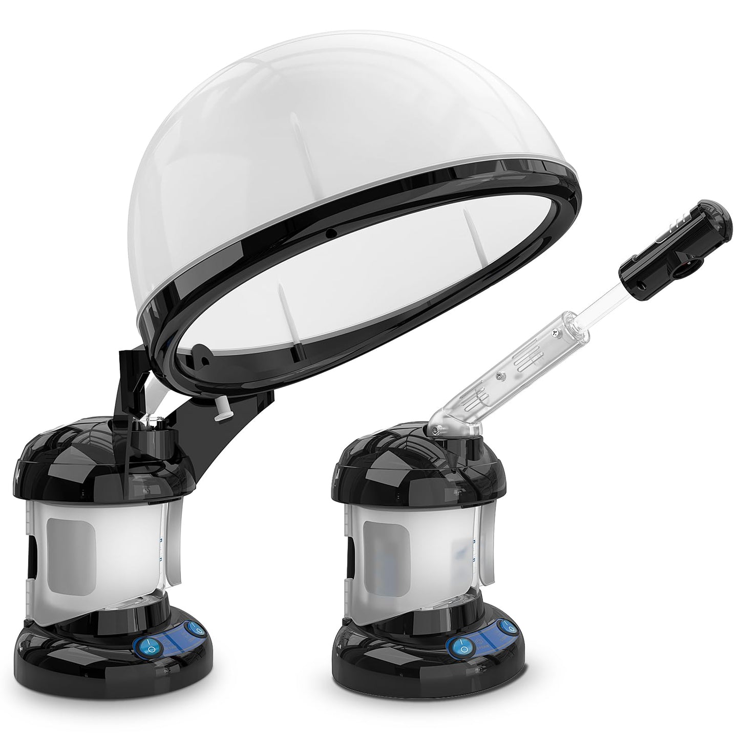 White Smoke Hair Steamer Kingsteam 2 in 1 Ozone Facial Steamer, Design for Personal Care Use at Home or Salon Barber