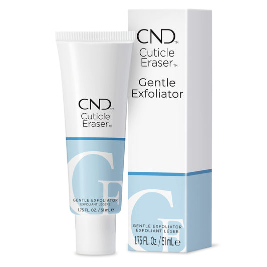 White Smoke CND Cuticle Eraser Gentle Exfoliator, 0.5 fl oz