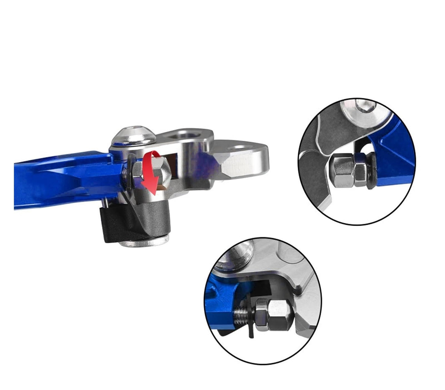 White Smoke DDQMNC Motorcycle Brake Clutch Levers Motorcycle Pivot Clutch Brake Levers Bike Lever Handle Grips for DT230 Lanza DT 230 1997-2011 2010 2009 2008 2007