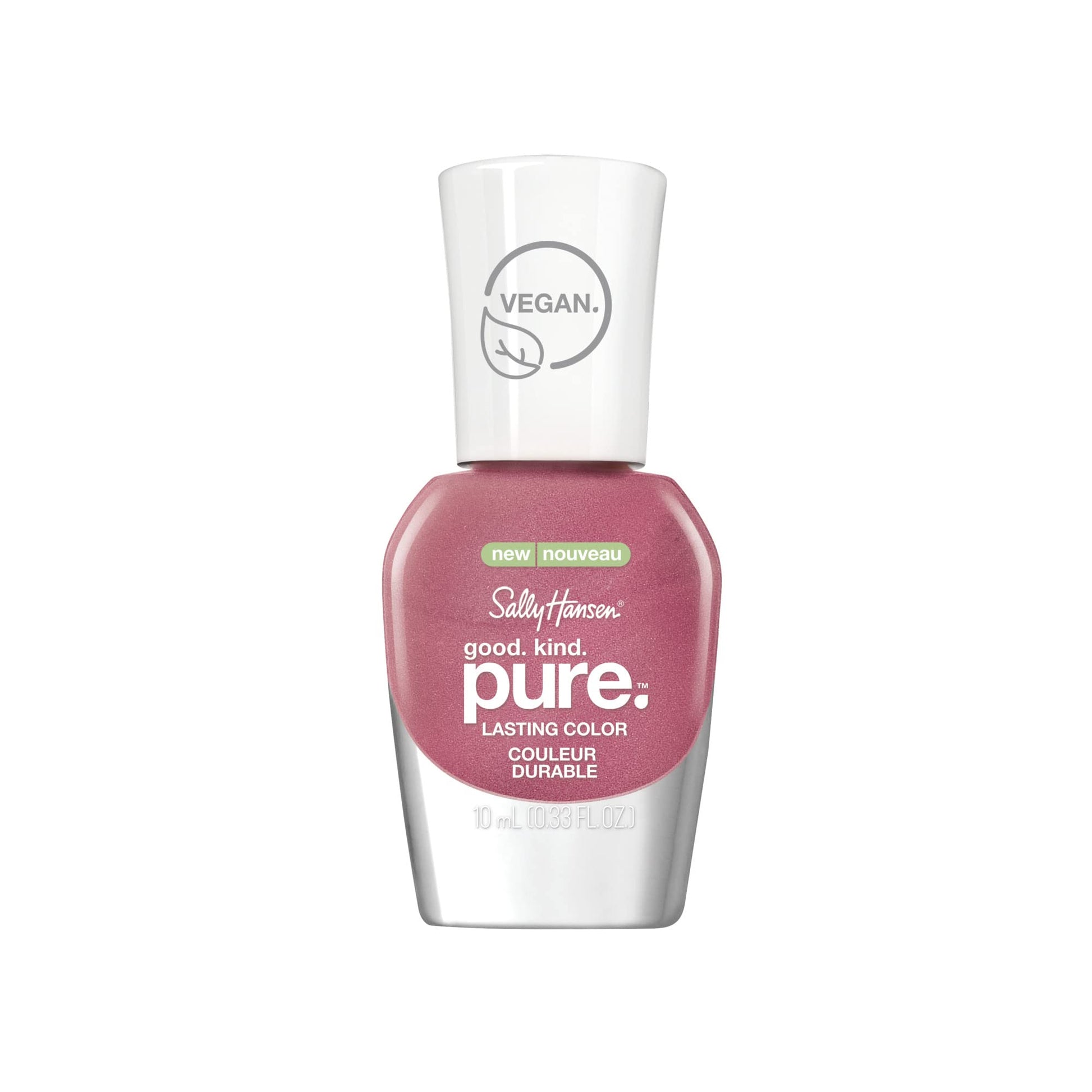 White Smoke Sally Hansen Good.Kind.Pure Nail Polish 250 Pink Sapphire 0.33 fl oz (Pack of 1)