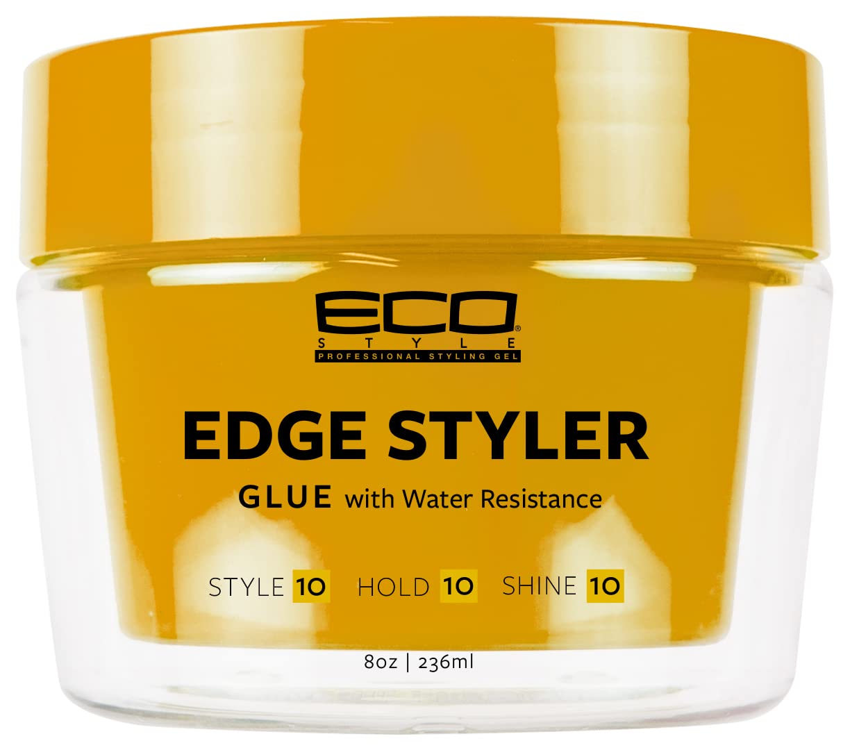 Goldenrod Eco Style Professional Styling Gel Edge Styler Glue With Water Resistance 8 Fl Oz (Pack of 1)