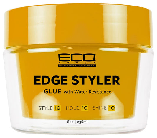 Goldenrod Eco Style Professional Styling Gel Edge Styler Glue With Water Resistance 8 Fl Oz (Pack of 1)