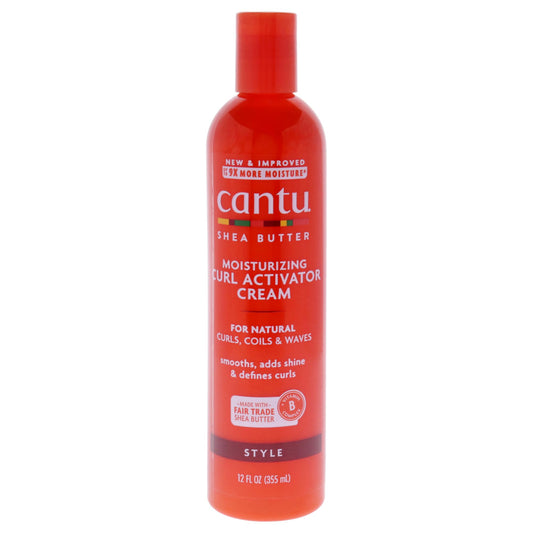 White Smoke Shea Butter Moisturizing Curl Activator Cream by Cantu for Unisex - 12 oz Cream