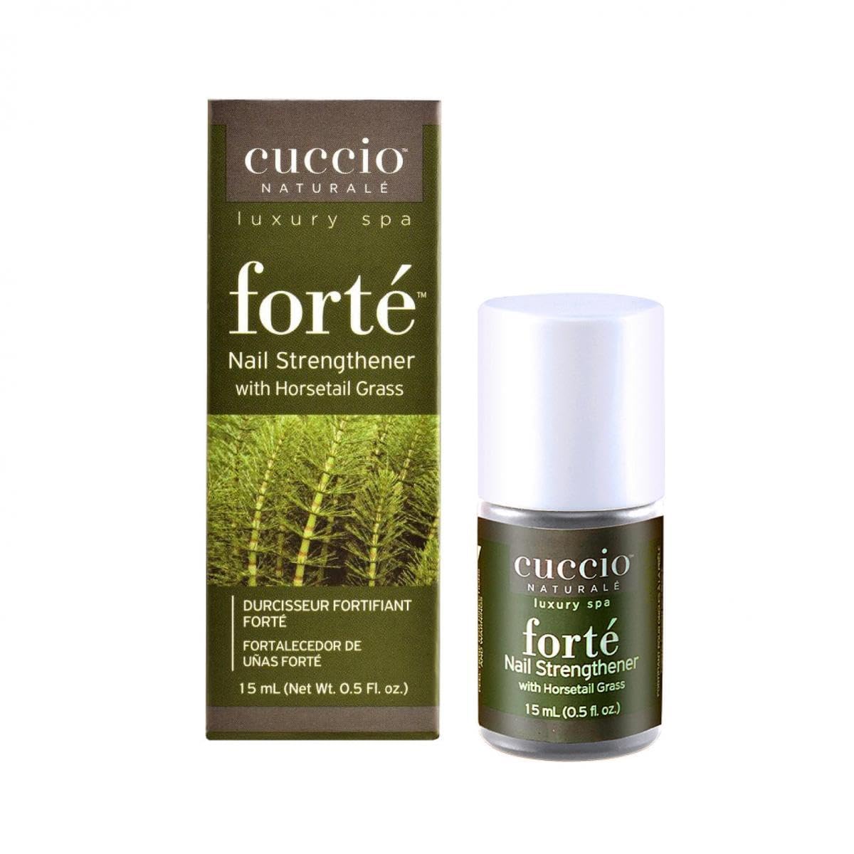 White Smoke Cuccio Naturale Forte Horsetail Grass Nail Strengthener 1/2 oz