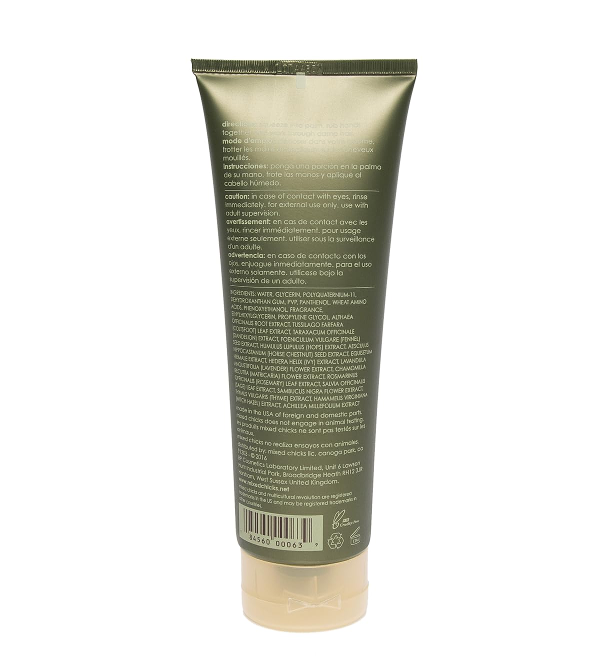 White Smoke Mixed Chicks Styling Gel - Thickening and Texturizing Definer, 8 fl. oz.