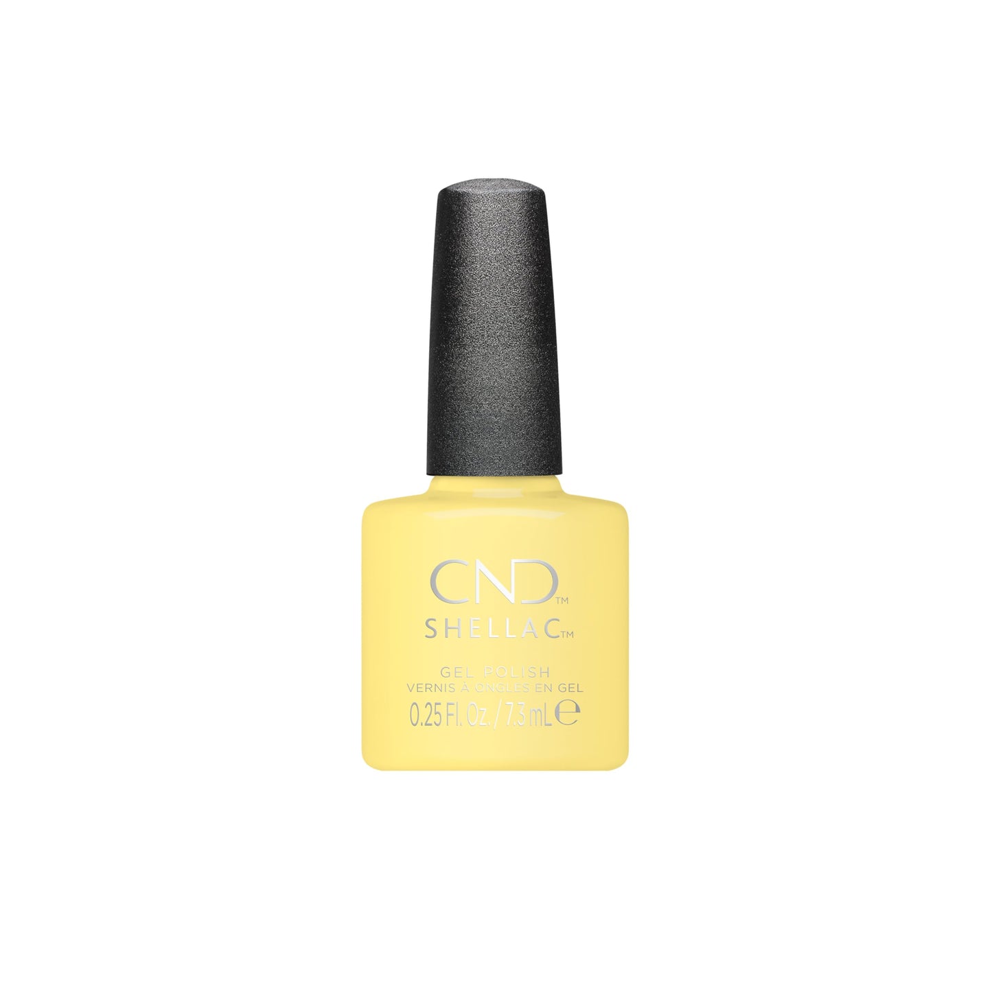 White Smoke CND Shellac Gel Nail Polish, Long-lasting NailPaint Color with Curve-hugging Brush, Yellow/Gold Polish, 0.25 fl oz