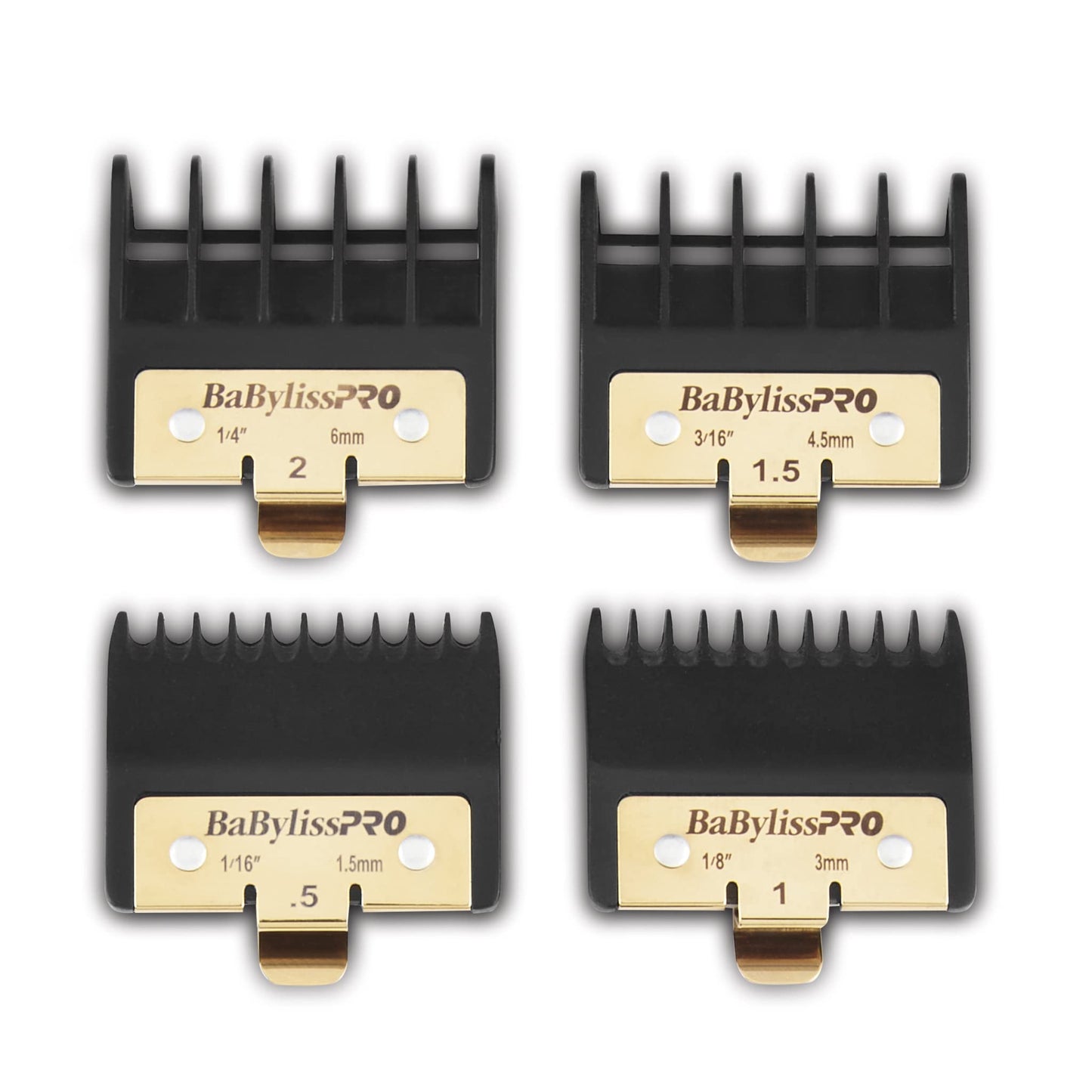 White Smoke BaBylissPRO Premium Trimmer Guards for FX797,FX787, FX726