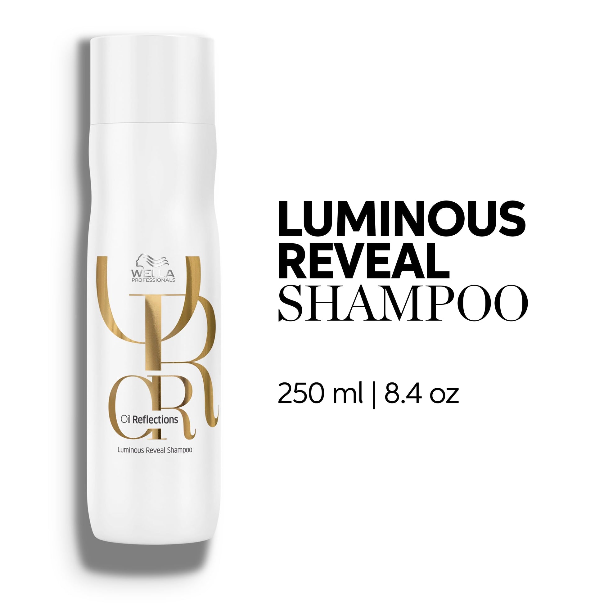 White Smoke Wella Professionals Oil Reflections Luminous Reveal Shampoo | Nourishing Botanical Oils for Soft, Smooth Hair with Shine | 8.4 Fl Oz