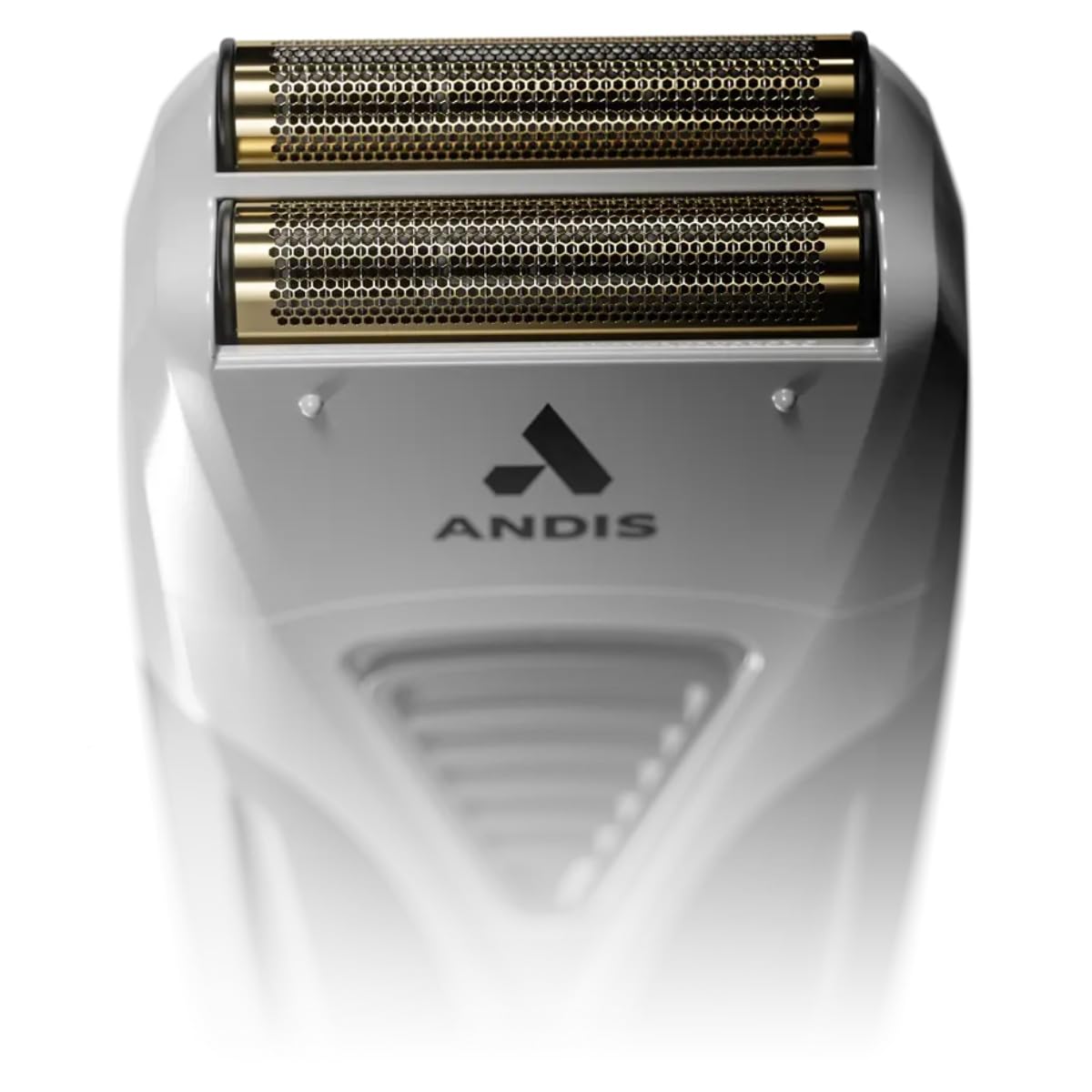 Light Gray Andis TS-2 17255 Pro Foil Lithium Titanium Foil Shaver, Cord/Cordless, Smooth Shaving Cordless Shaver with Charger, Black
