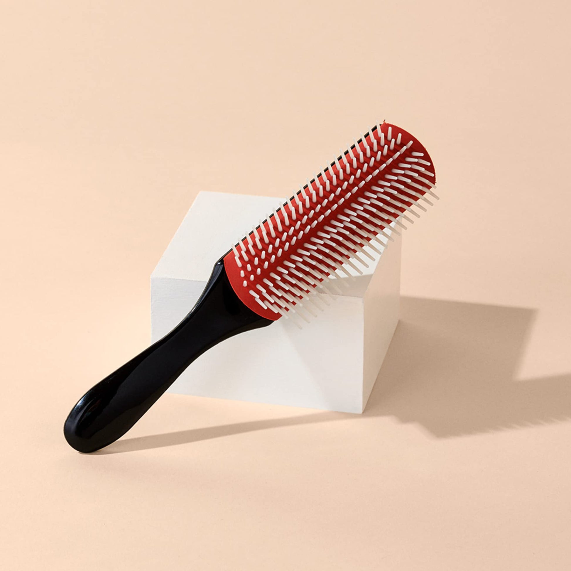 Wheat Diane Pro Nylon Pin Styling Hair Brush for Detangling, Separating, Shaping and Defining Wet Thick or Curly Hair, Glides Through Tangles with Ease