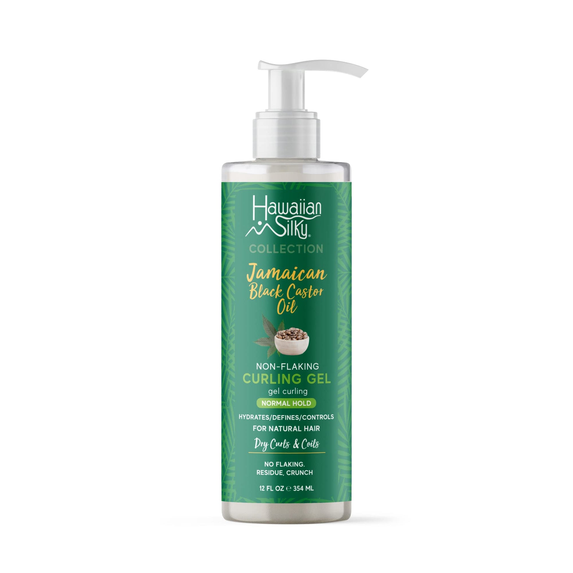 White Smoke Hawaiian Silky Jamaican Black Castor Oil Collection Non Flaking Curling Gel