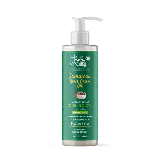 White Smoke Hawaiian Silky Jamaican Black Castor Oil Collection Non Flaking Curling Gel