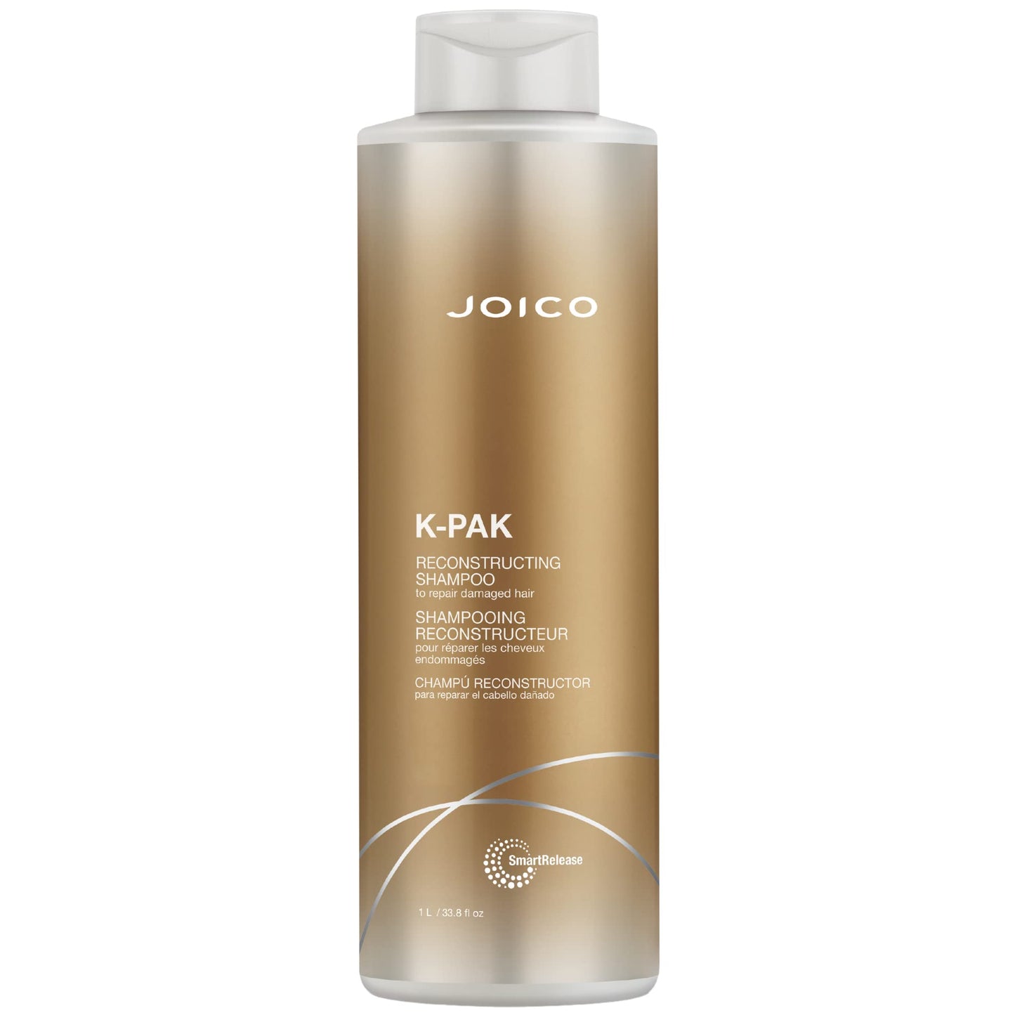 Rosy Brown Joico K-PAK Daily Reconstructing Shampoo | For Damaged Hair | Repair & Prevent Breakage | Boost Shine | With Keratin & Guajava Fruit Extract | 33.8 Fl Oz
