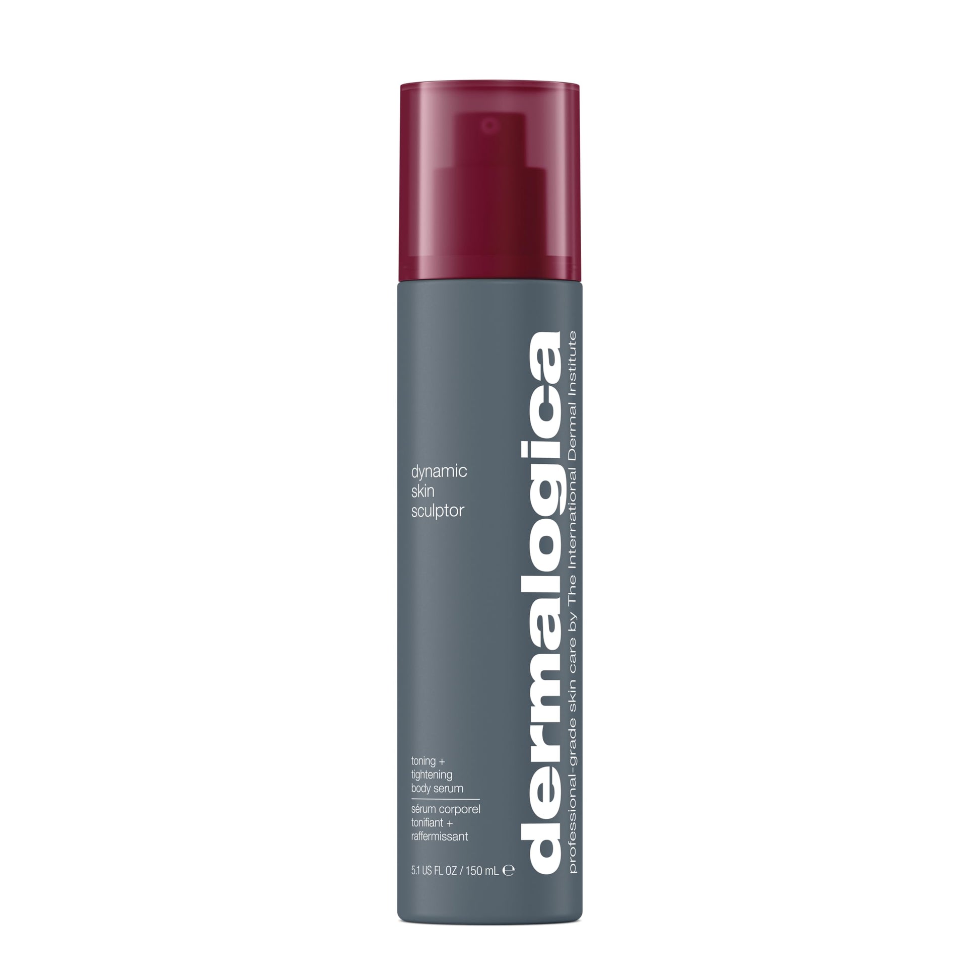 Dim Gray Dermalogica Dynamic Skin Sculptor Body Serum, Firimg and Hydrating Body Sculping Lotion - Tightens, Tones, and Sculpts Skin, 5.1 fl oz