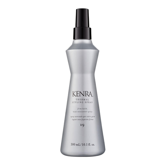 White Smoke Kenra Professional Thermal Styling Spray 19 | Heat Protection | Firm Hold Heat-Activated | Tames Frizz, Flyaways & Adds Shine | All Hair Types | 10 fl. Oz