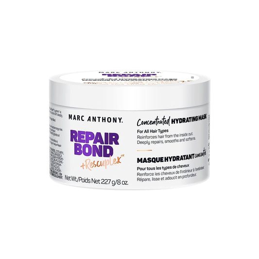White Smoke Marc Anthony Repairing Hair Mask, Repair Bond +Rescuplex - Repairs, Strengthens & Maintains Bonds within Hair - Eliminates Frizz, Flyaways & Reduce Breakage - Dry & Damaged Hair Professional Treatment