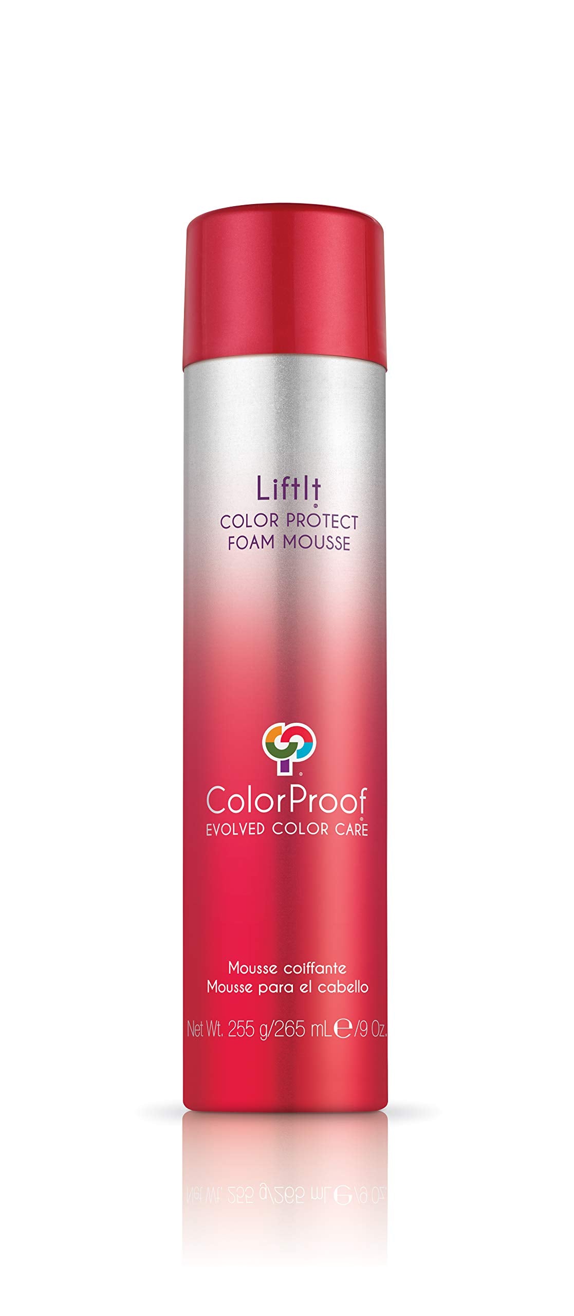 Maroon ColorProof LiftIt Color Protect Mousse - Color-Safe, Vegan, Sulfate-Free, Salt Free, Root Lift, Volumizing, Unisex - Professional Hair Product