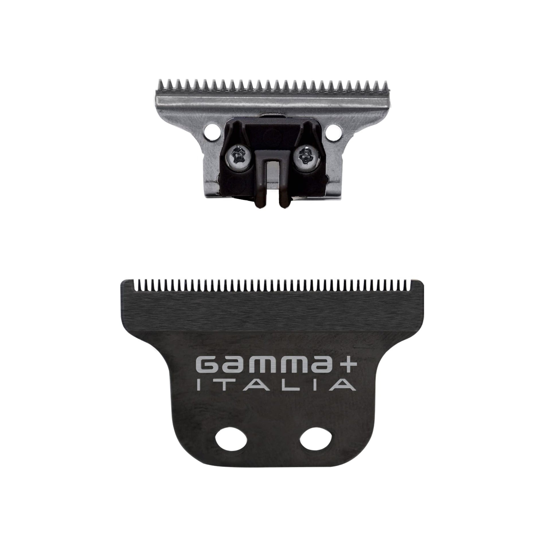 White Smoke GAMMA+ Replacement Classic Fixed Black Diamond Carbon DLC with Stainless Steel Deep Tooth Cutter Trimmer Blade Set