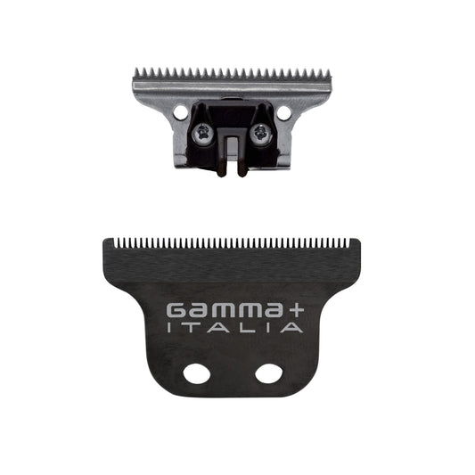 White Smoke GAMMA+ Replacement Classic Fixed Black Diamond Carbon DLC with Stainless Steel Deep Tooth Cutter Trimmer Blade Set