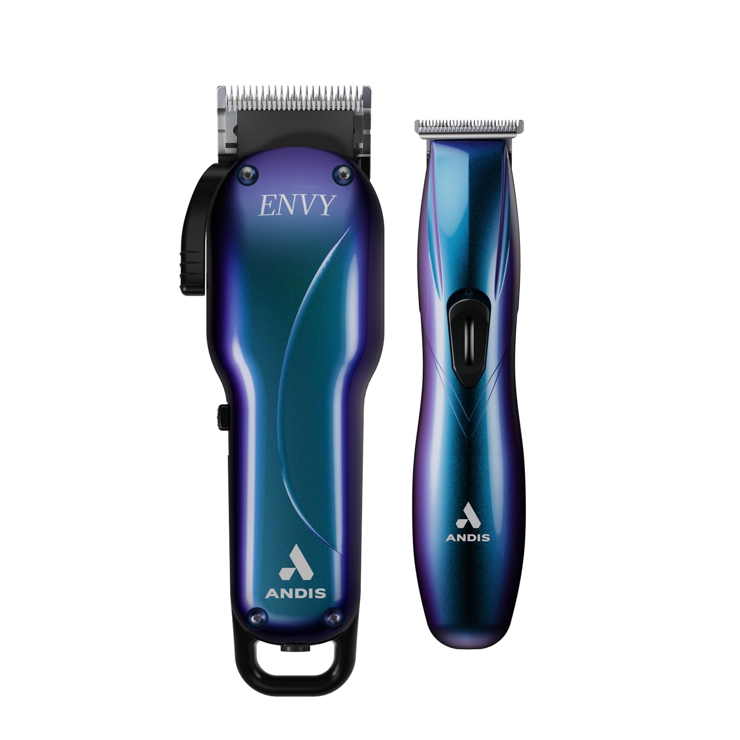 White Smoke Andis 560980 Limited Edition Galaxy Envy Li Cordless Clipper & Slimline Pro Cordless Beard Trimmer Combo Hair Cutting Kit