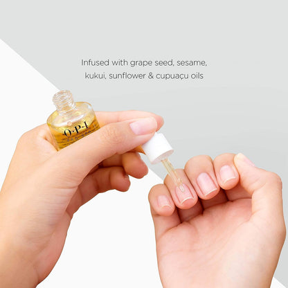 White Smoke Bundle of OPI xPress/ON Press On Nails, With Nail Glue, Long Baby Pink Velvet Almond Shape Nails, Editor in Chic + OPI ProSpa Nail and Cuticle Oil, 0.5 fl oz
