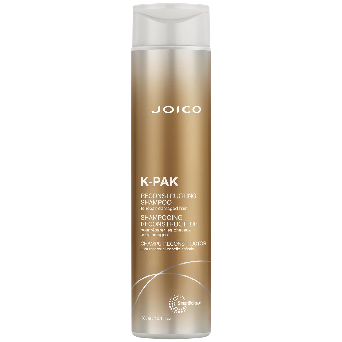 Tan Joico K-PAK Daily Reconstructing Shampoo | For Damaged Hair | Repair & Prevent Breakage | Boost Shine | With Keratin & Guajava Fruit Extract | 10.1 Fl Oz