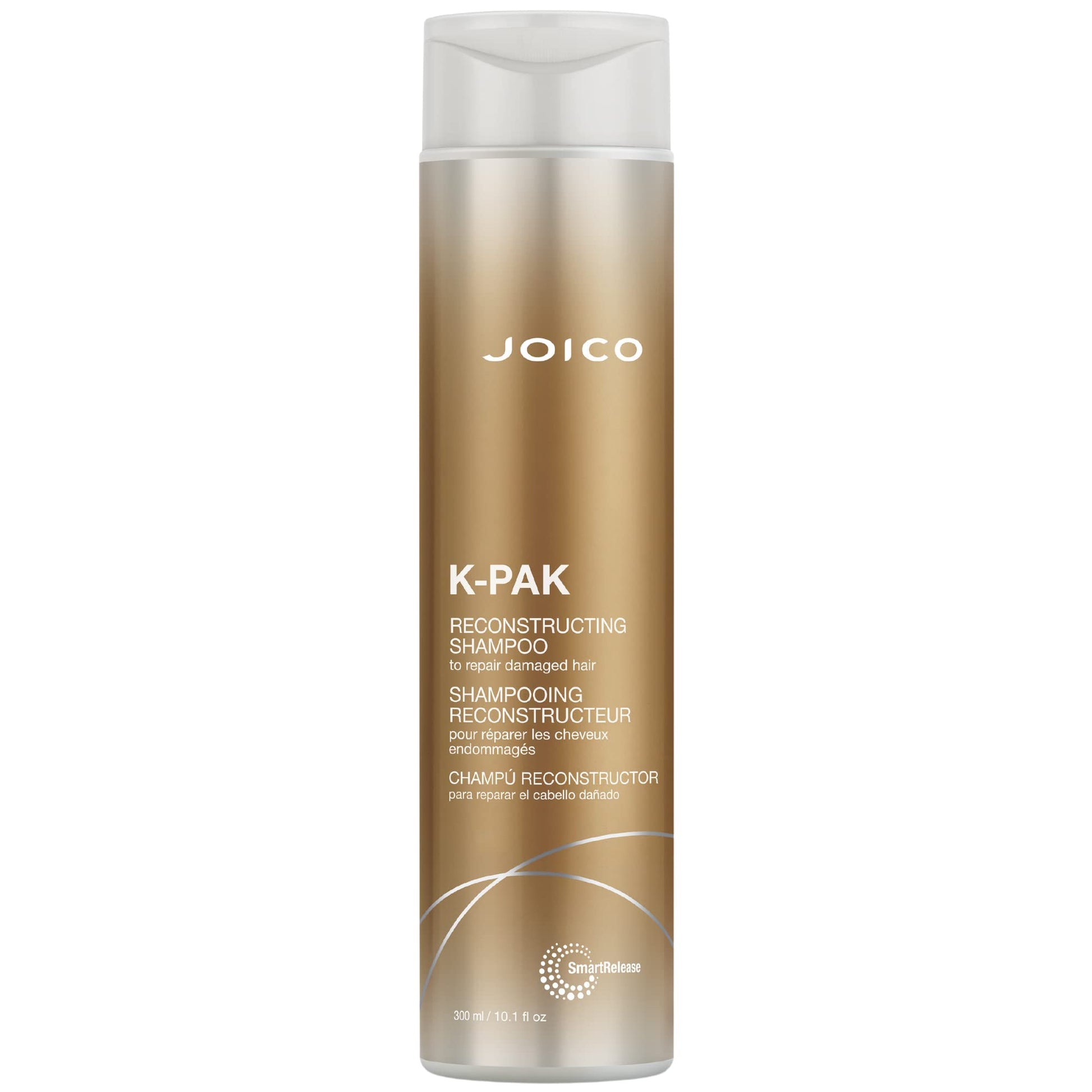 Tan Joico K-PAK Daily Reconstructing Shampoo | For Damaged Hair | Repair & Prevent Breakage | Boost Shine | With Keratin & Guajava Fruit Extract | 10.1 Fl Oz