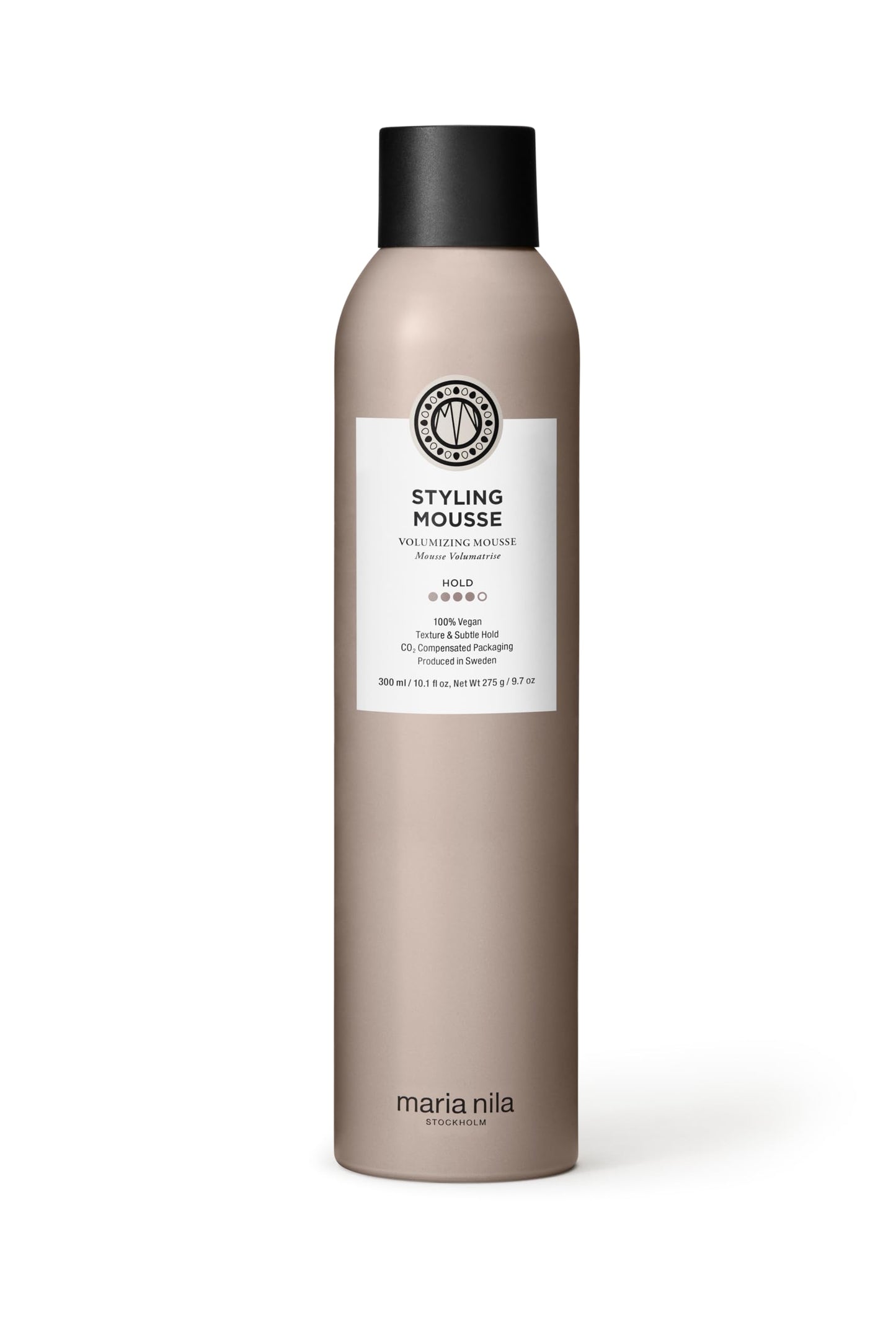 White Smoke Maria Nila Styling Mousse, Hold 4/5, Gives Volume & Reduces Static Hair, Antioxidant Preserves Hair Color, 100% Vegan & Sulfate/Paraben free, 10.1 Fl Oz