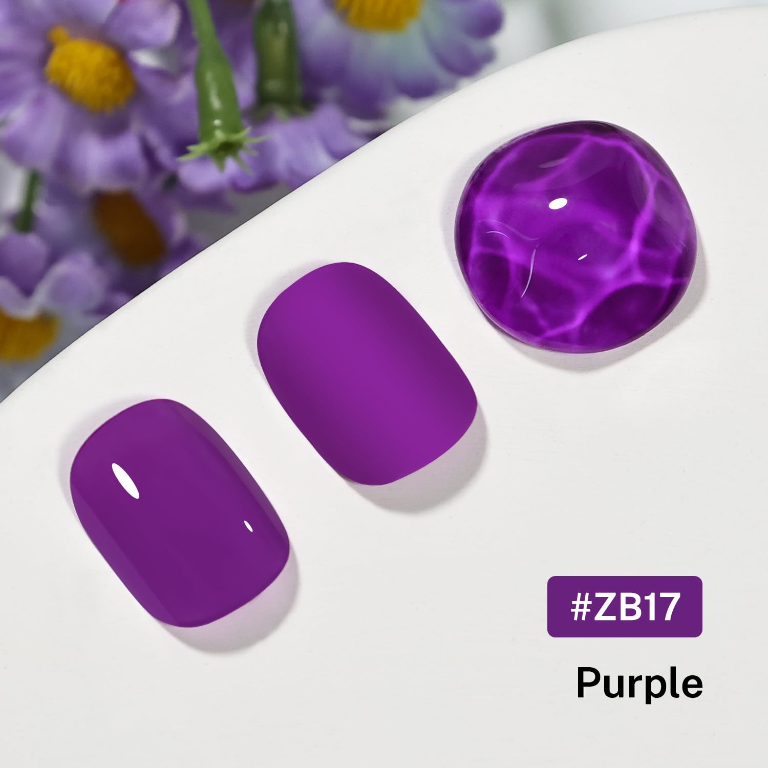 Lavender OpenLive 16.5ml Purple Nail Polish Large Volume Quick Drying Nail Polish, Fast Drying and Long Lasting Color Nail Art DIY Home Manicure Gift for Women