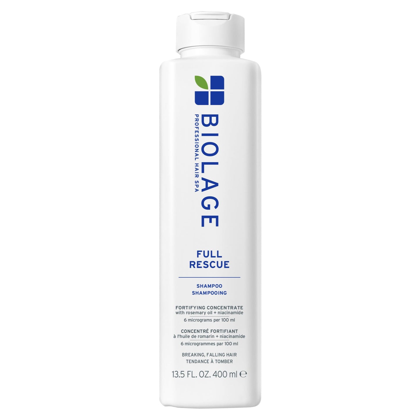 Lavender Biolage Full Rescue Shampoo - Fortifies & Strengthens for Stronger Hair, Longer Lengths in 4 weeks*, Instantly Fuller-Looking Hair, Rosemary Oil & Niacinamide, Vegan & Cruelty-Free, 13.5 FL Oz
