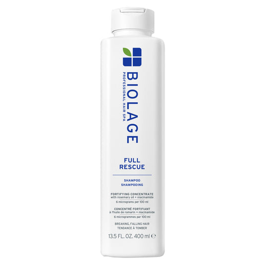 Lavender Biolage Full Rescue Shampoo - Fortifies & Strengthens for Stronger Hair, Longer Lengths in 4 weeks*, Instantly Fuller-Looking Hair, Rosemary Oil & Niacinamide, Vegan & Cruelty-Free, 13.5 FL Oz