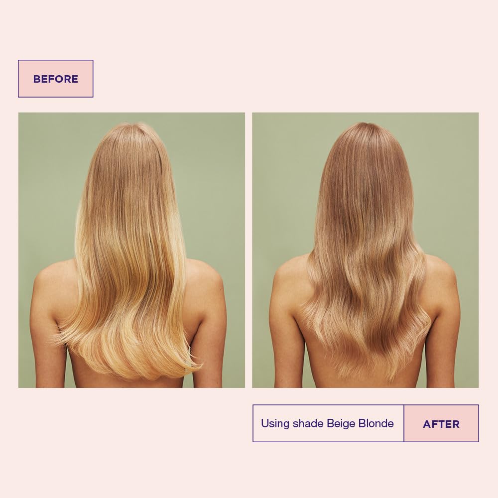 Misty Rose Maria Nila Color Refresh, Beige Blonde 10.1 Fl Oz, Cool-toned Soft Beige Hair Mask, Semi-Permanent Pigments, 100% Vegan & Sulfate/Paraben free