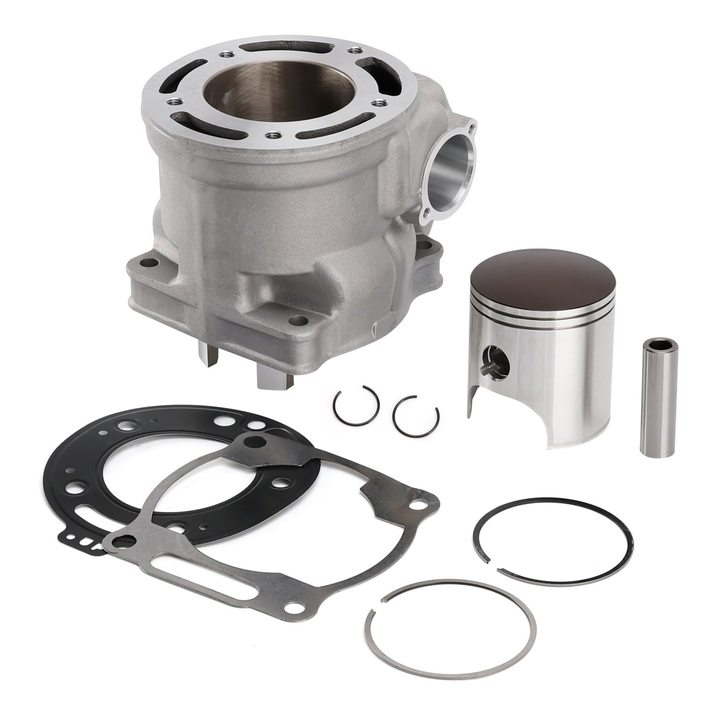 White Smoke Frezon Cylinder Piston Gasket Top End Rebuild Kit 66.8mm Fit for Yamaha DT 230 Lanza 1997-2000, MT TSE 250