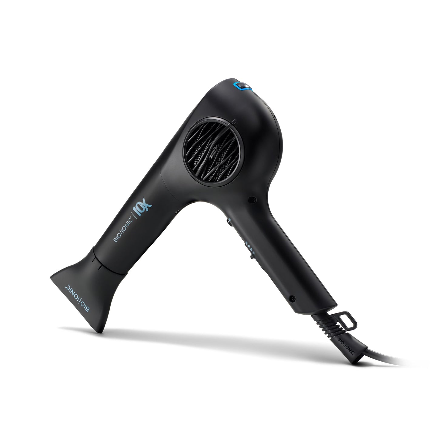 White Smoke Bio Ionic 10X UltraLight Speed Hair Dryer, Blow Dryer with Adjustable Heat & Speed, Professional Hair Styling Tool for Fast, Frizz-Free Hairstyles, 1800W EcoDrive Brushless Motor