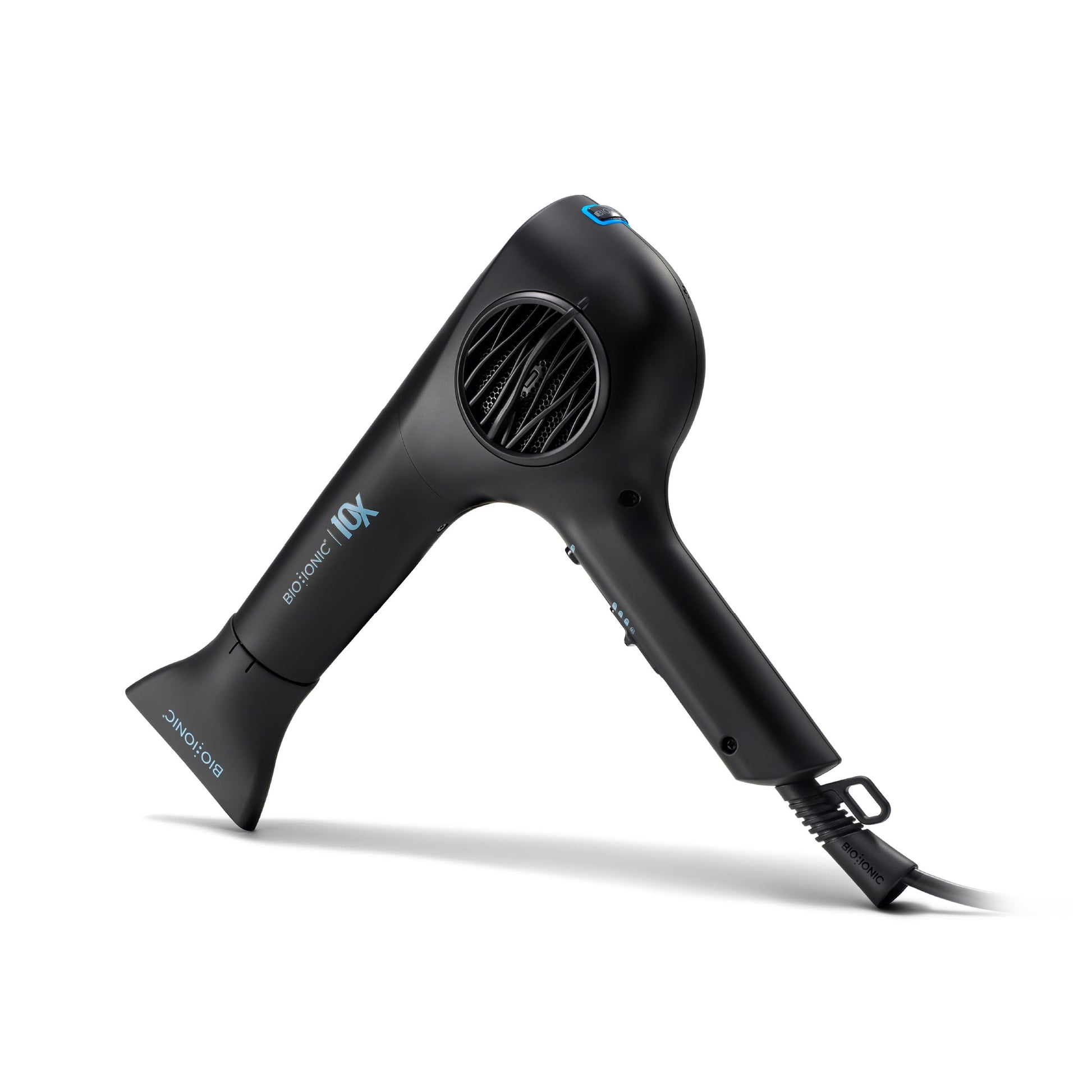 White Smoke Bio Ionic 10X UltraLight Speed Hair Dryer, Blow Dryer with Adjustable Heat & Speed, Professional Hair Styling Tool for Fast, Frizz-Free Hairstyles, 1800W EcoDrive Brushless Motor