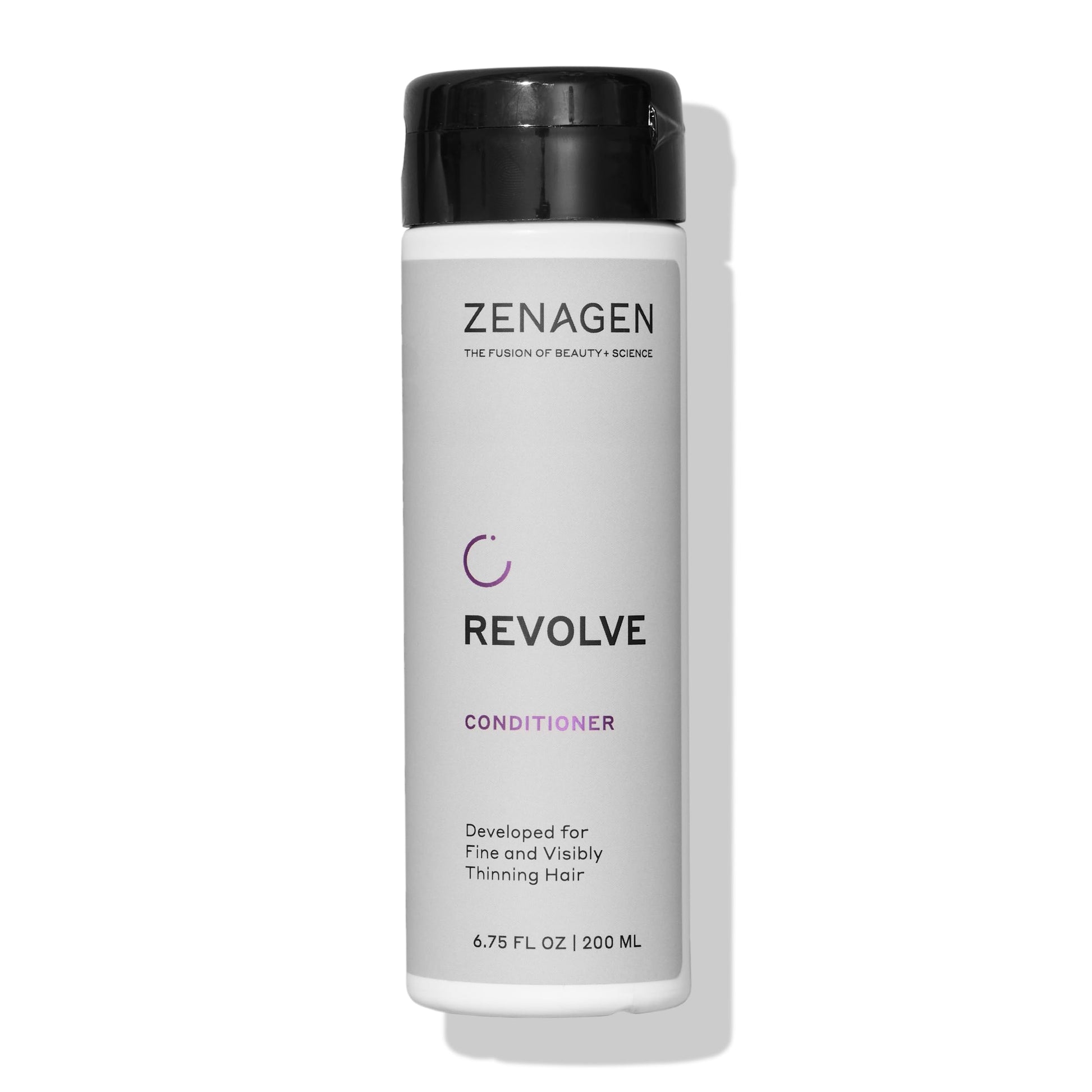 Gray ZENAGEN Revolve Conditioner (Unisex) | Supports Scalp Health & Appearance of Fuller, Healthier Hair, Developed for Fine & Visibly Thinning Hair, Plant-Based, Color-Safe, Vegan, 200 mL / 6.75 oz
