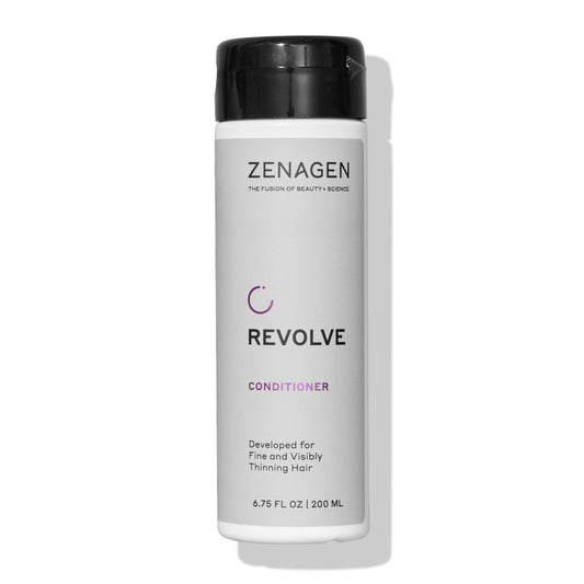 Gray ZENAGEN Revolve Conditioner (Unisex) | Supports Scalp Health & Appearance of Fuller, Healthier Hair, Developed for Fine & Visibly Thinning Hair, Plant-Based, Color-Safe, Vegan, 200 mL / 6.75 oz