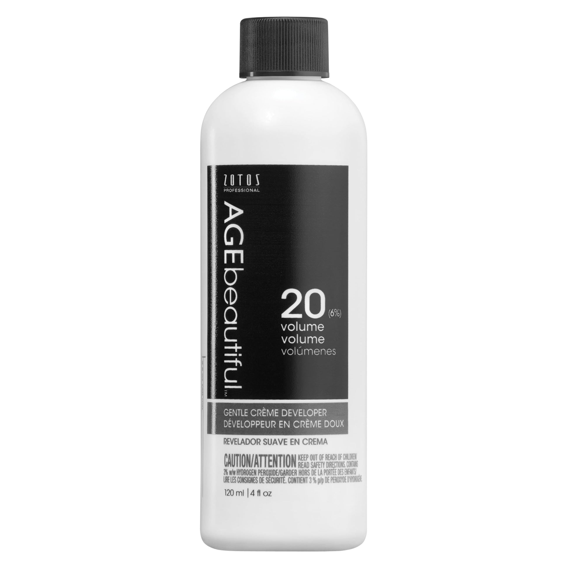 Lavender AGE beautiful 20 Volume Gentle Creme Hair Developer | For Permanent Hair Color Dyes, Toners, Lighteners | Professional Salon Coloring | Long Lasting Haircolor | 4 Fl Oz