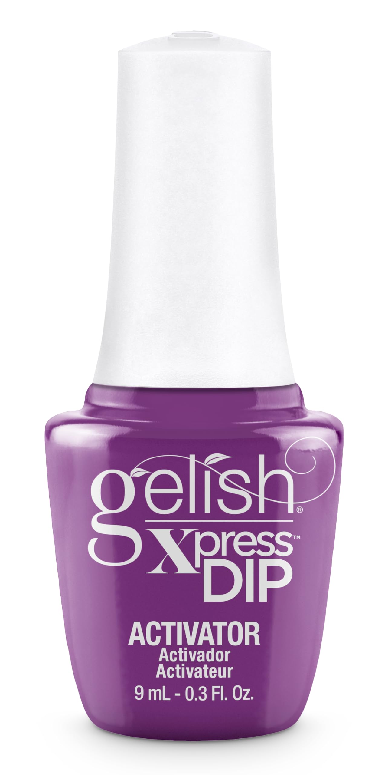 White Smoke Gelish Xpress Dip Activator, 9mL – Professional Fast-Drying Dip Activator Liquid, Chip & Crack Resistant, No UV/LED Lamp, DIY Manicure For Strong Healthy & Long-Lasting Nails