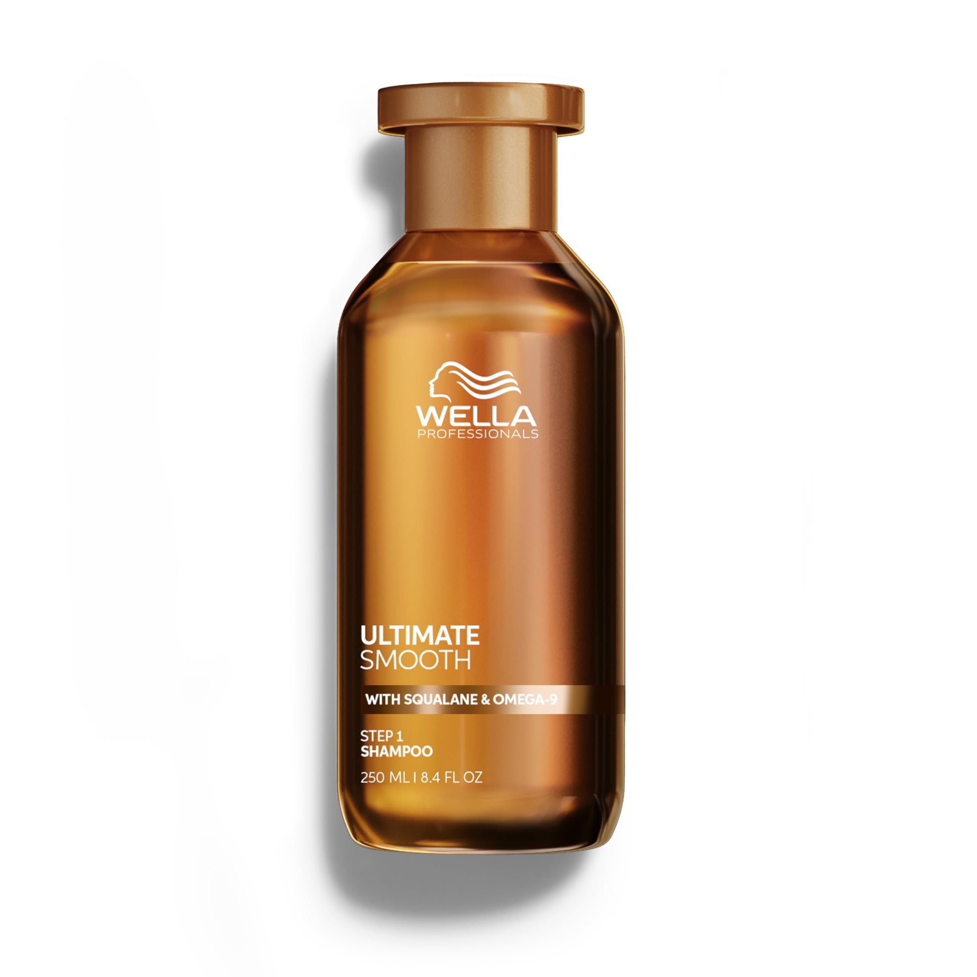 White Smoke Wella Professionals ULTIMATE SMOOTH Shampoo for Dry, Dull & Frizzy Hair | With Squalane & Omega 9 | 8.4 Fl Oz