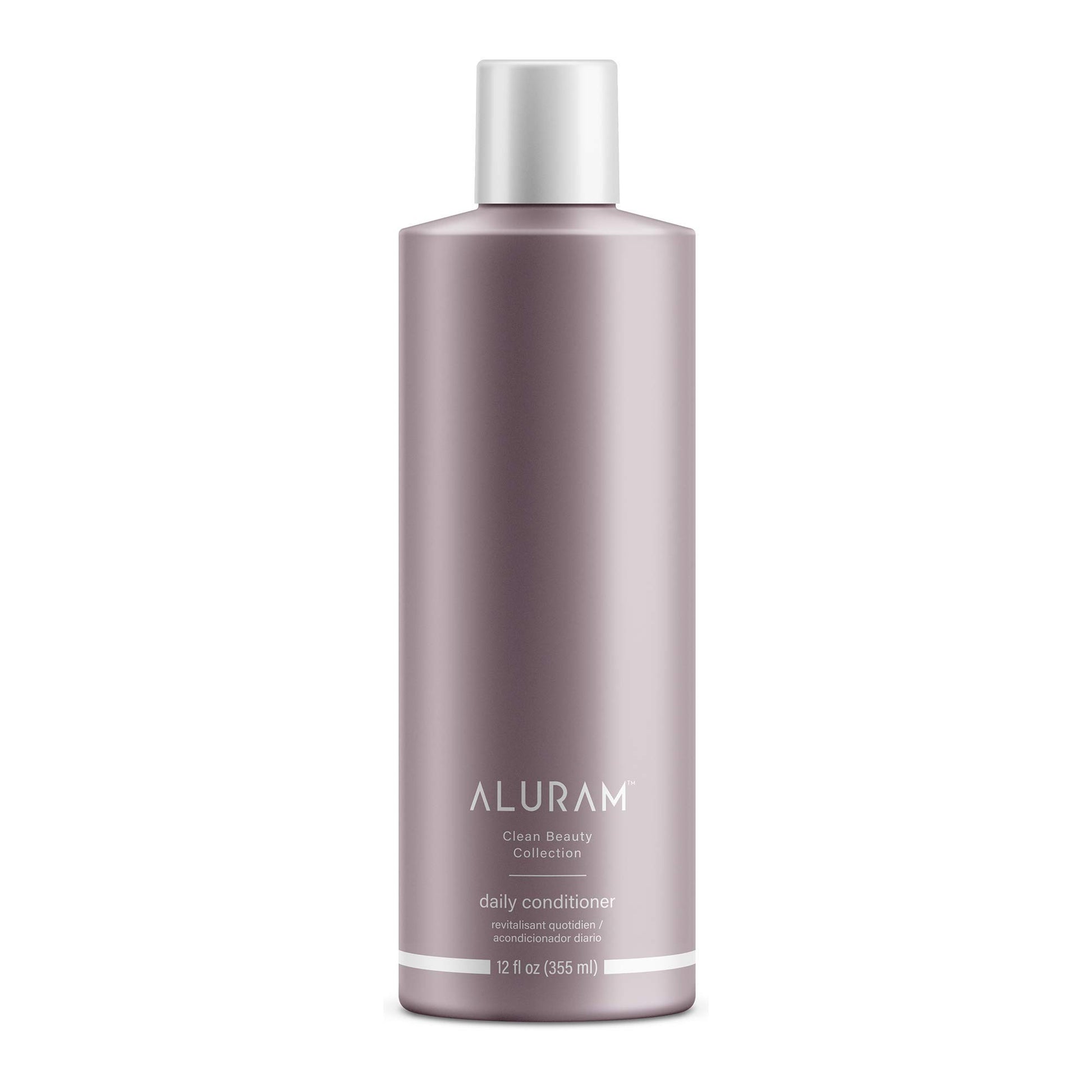 Dark Gray ALURAM Coconut Water Based Daily Hair Shampoo & Conditioner Set, 12 Fl Oz