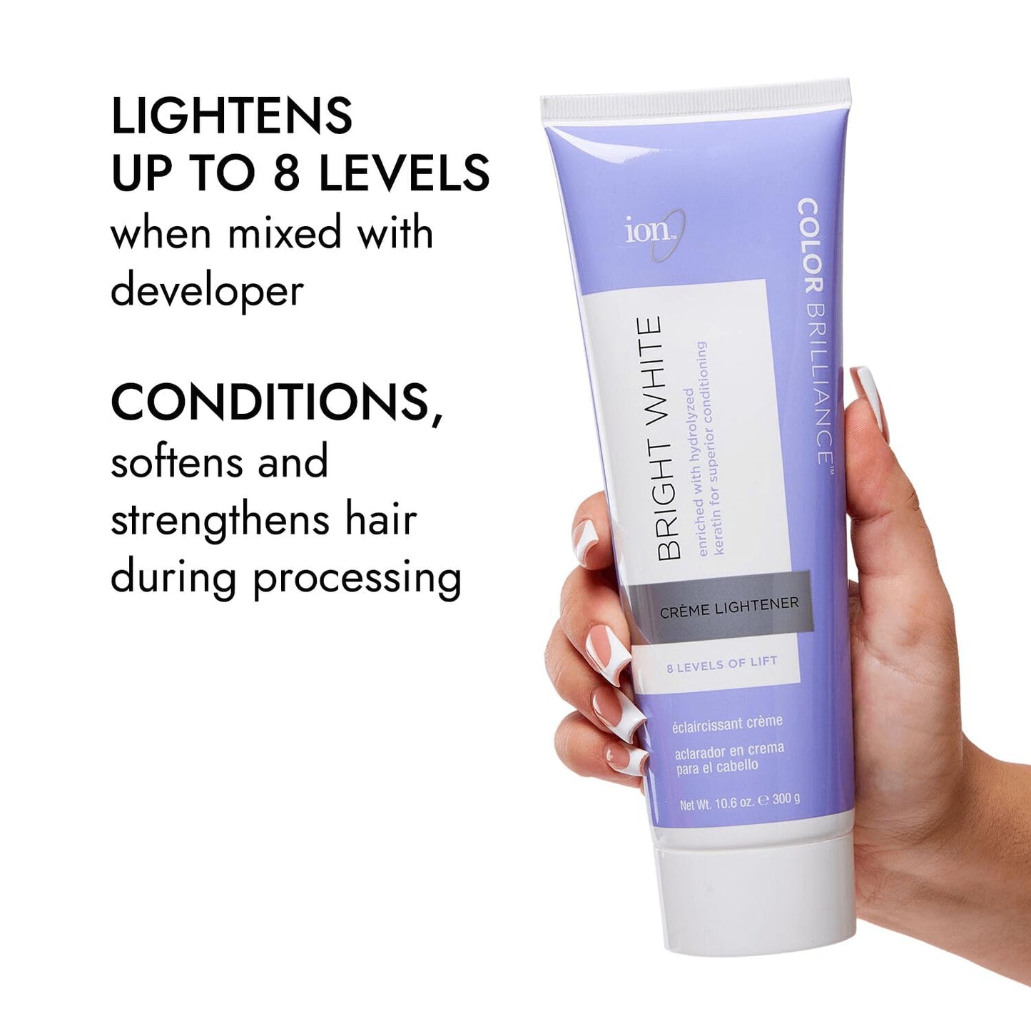 White Smoke Ion Bright White Creme Lightener 10.6 Oz