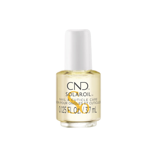 White Smoke CND SolarOil Cuticle Oil, Natural Blend Of Jojoba, Vitamin E, Rice Bran and Sweet Almond Oils, Moisturizes and Conditions Skin, Pack Of 1, 0.125 fl oz