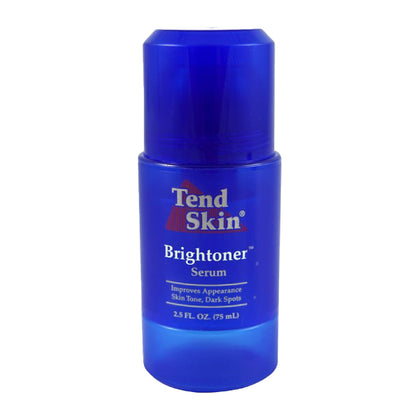 Dark Slate Blue Tend Skin Brightoner Serum Roll On, Improves Appearance Of Uneven Skin Tone, Patches, and Dark Spots, Advanced Formula for Face and Body, 2.5 Oz