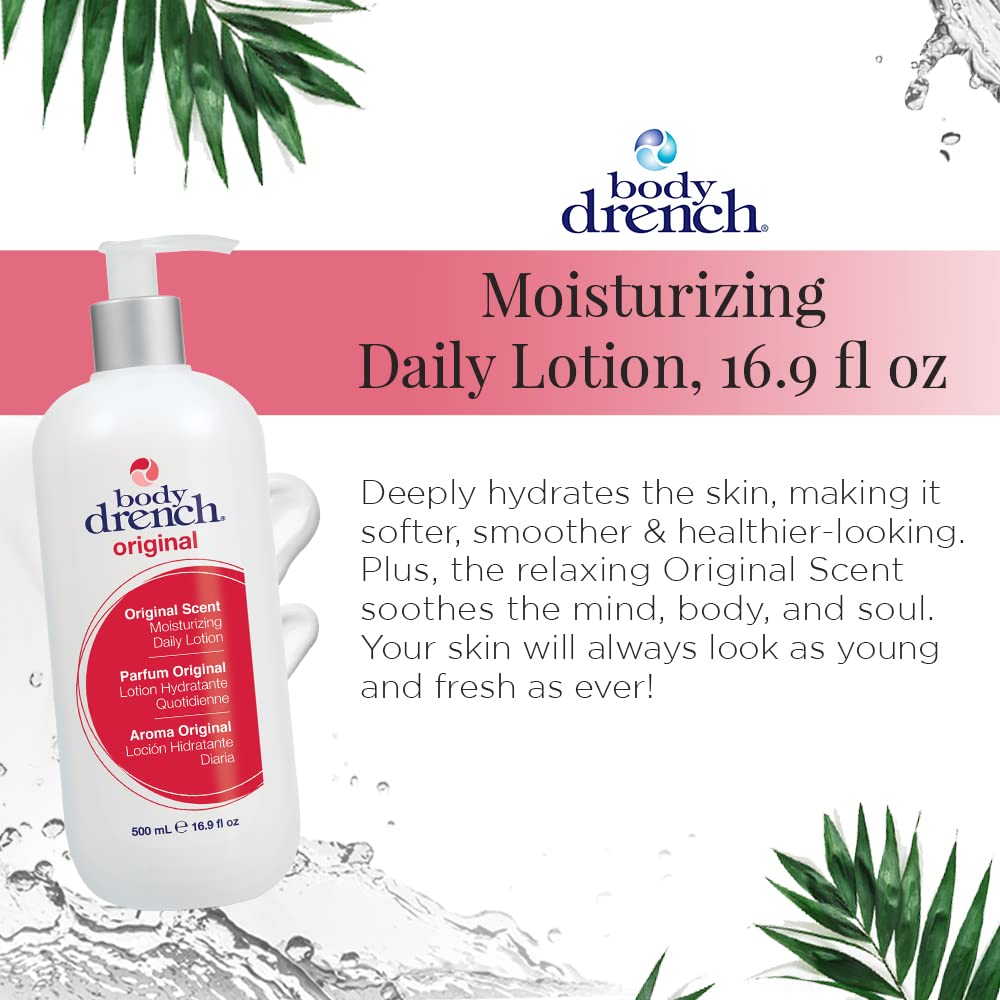 White Smoke Body Drench Moisturizing Lotion for all skin types, 16.9oz