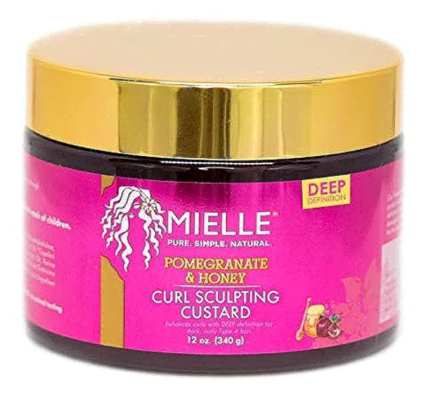 Wheat Mielle Organics Pomegranate And Honey Coiling Custard 12Oz (Pack of 2)
