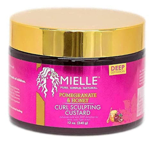 Wheat Mielle Organics Pomegranate And Honey Coiling Custard 12Oz (Pack of 2)