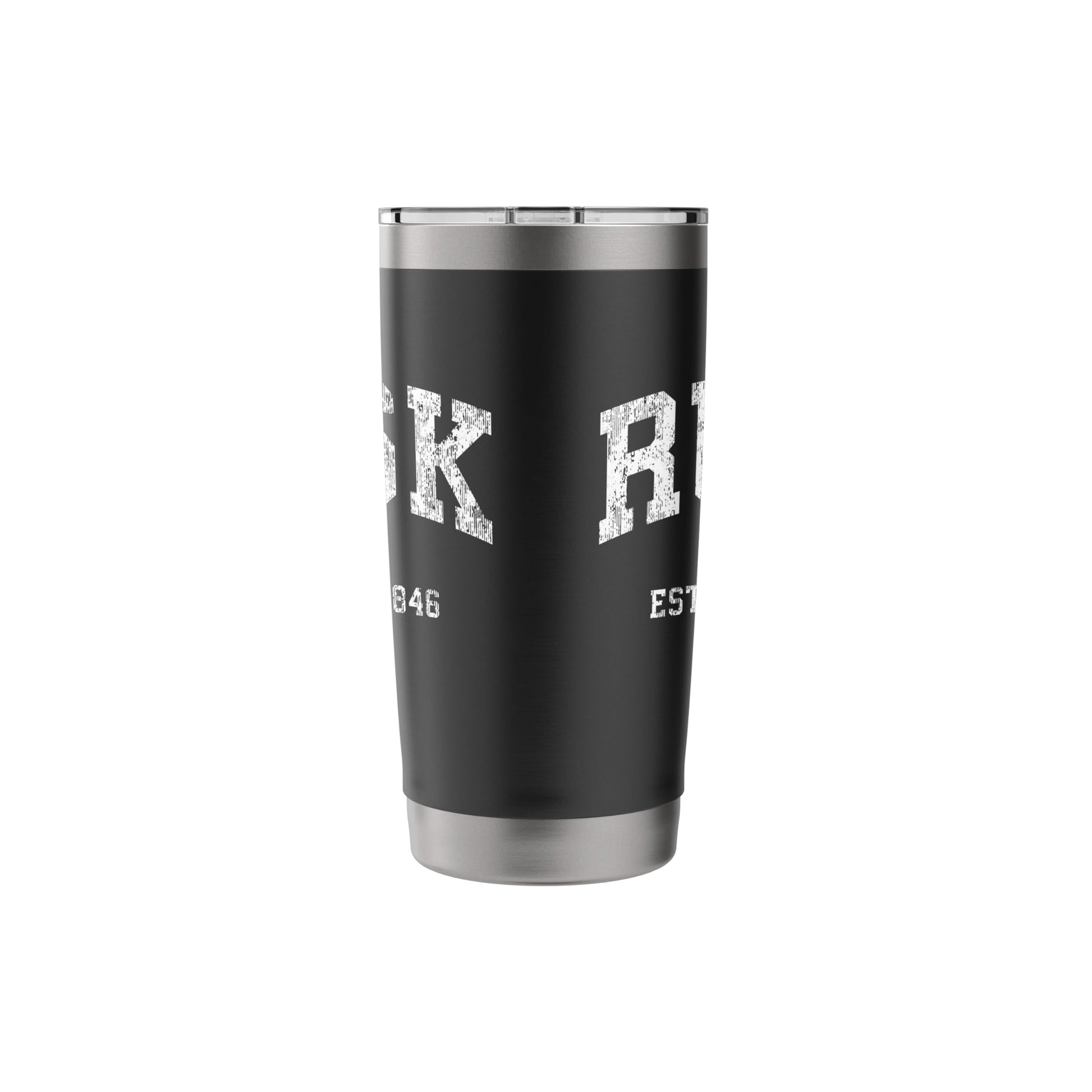 Dark Slate Gray Rusk Texas TX Vintage Athletic Sports Design Stainless Steel Insulated Tumbler