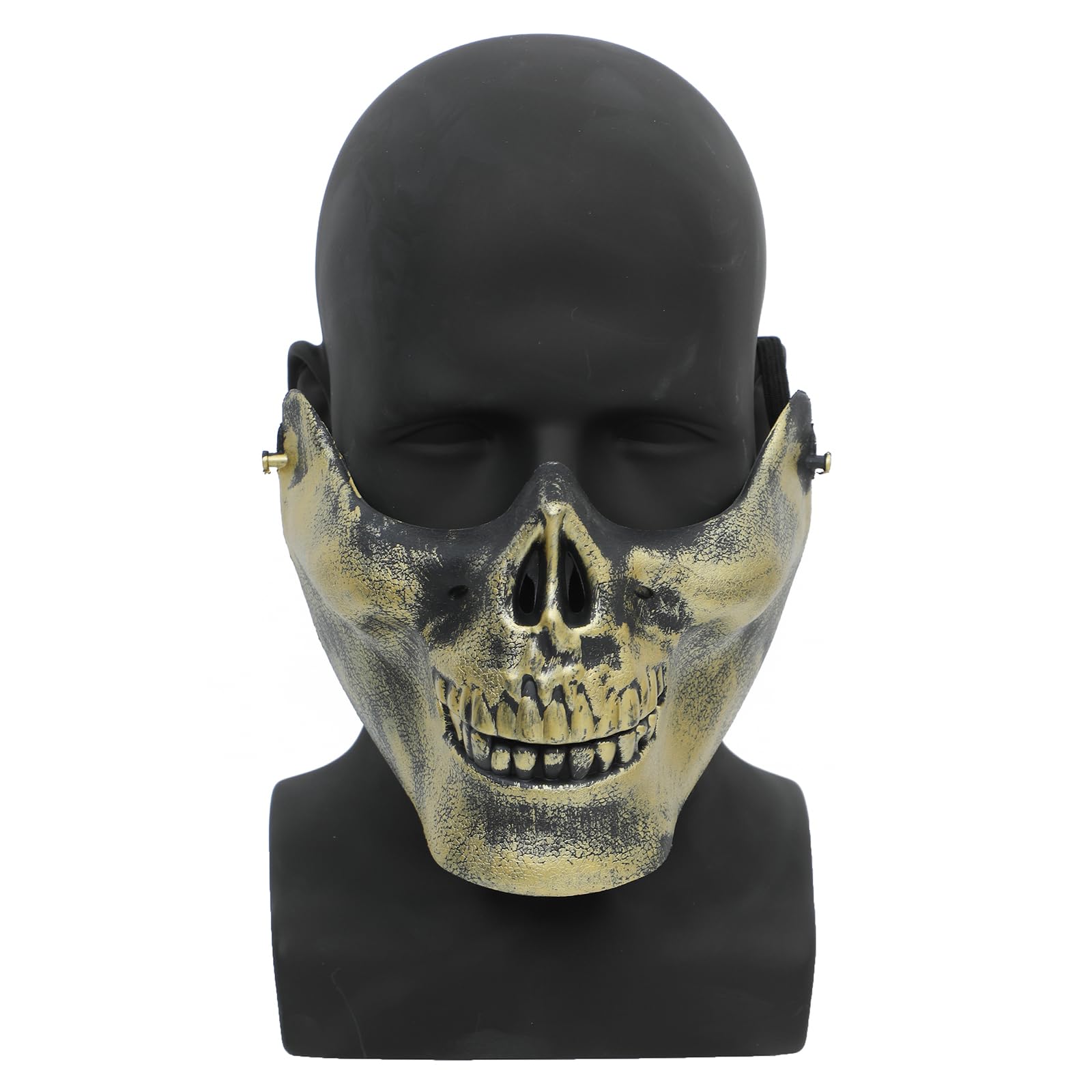 Dark Slate Gray AMLUCKS Male Mannequin Head Professional PVC Manikin Head for Display Wigs Hats Headphone Mask Sunglasses Scarf Jewelry Display Stand (Black)