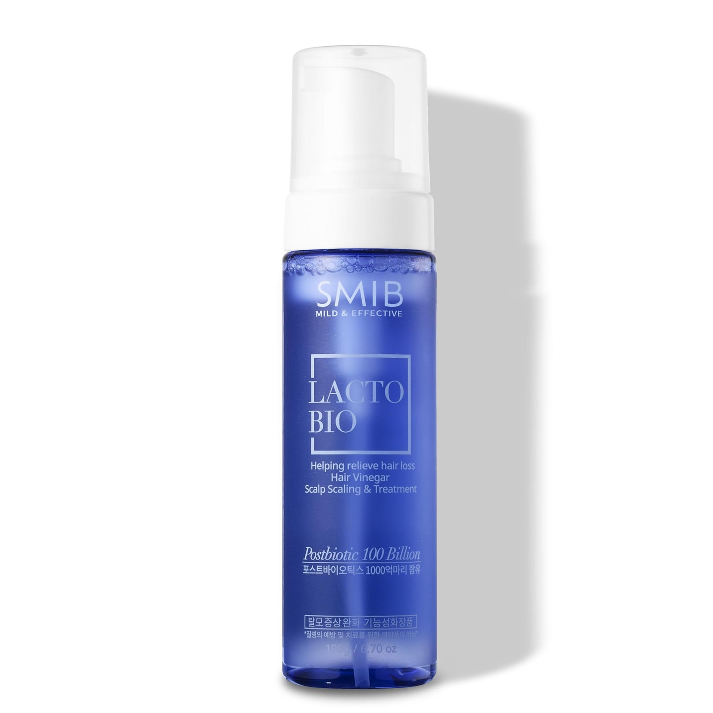 Gray SMIB Natural Black Hair Dye Shampoo + Lactobio Scalp Vinegar Set – Gradual Gray Coverage & Deep Scalp Detox, Korean Hair Care for Men & Women